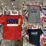  Set 3 Áo thun Levis Đỏ Xám Đen 