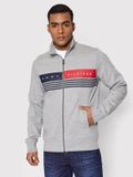  Áo Khoác Nỉ Tommy Hilfiger Cardigan Full Zip Màu Xám 