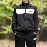 Bộ Nỉ Puma Đen Phối Trắng 