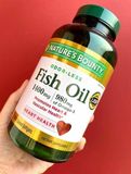  Dầu Cá Fish Oil 1400mg Nature's Bounty 130 viên 