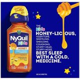  Siro Cảm Ho Trẻ Em Vicks NyQuil Kids Honey Cold & Cough Congestion 236ml 