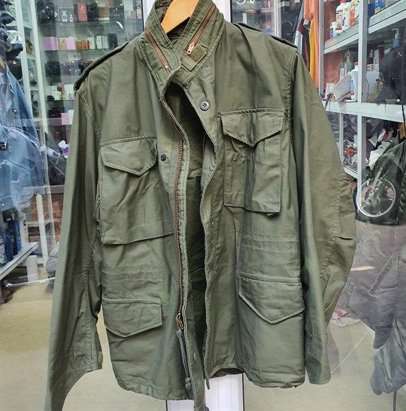  New 95%- Áo Khoác M65 Khóa Đồng Đời 75 size Small Regular 