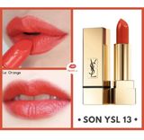  Son YSL 13 Lipstick Le Orange Màu Đỏ Cam 