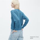  Áo Len Cardigan Uniqlo Mắt Lưới 