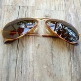  Kính RayBan USA 62-14 Gọng Hổ Phách 80s 