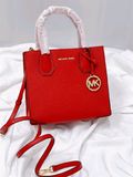  Túi Xách Tay Michael Kors Mercer Medium Leather Crossbody Bag Màu Đỏ Size 22cm 