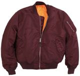  Áo Khoác ALP MA-1 Regular Fit Màu Đỏ Đô 