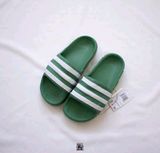  Dép Adidas 24 3 Stripe Màu Xanh Lá 