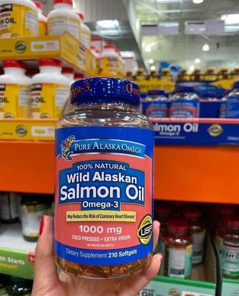  Viên Uống Dầu Cá Alaska Omega Wild Alaskan Salmon Oil 1000mg 
