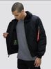  Áo Khoác ALP B15 Cổ Lông Màu Đen Slim Fit 