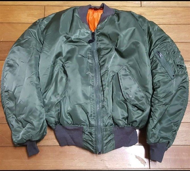  Áo Khoác Green Brier MA-1 Xưa Màu Xanh Lính 