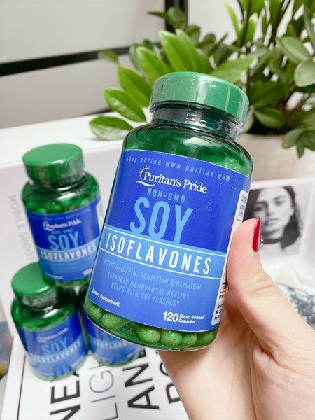 Viên Uống Trẻ Hóa Soy Puritan's Pride Mỹ 120 viên 