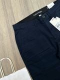  Quần Kaki Nam Calvin Klein CK Solid Slim Fit Màu Xanh Đen 