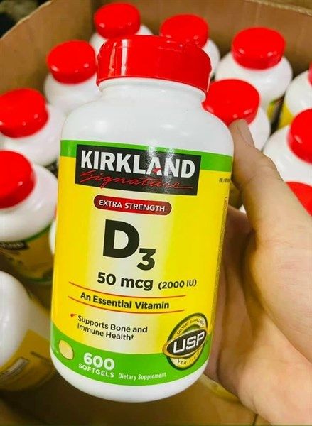  Viên Uống D3 Kirland Signature 600 viên 