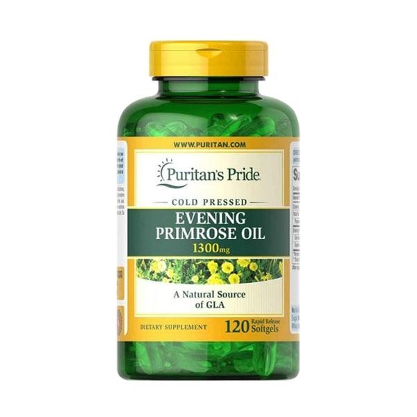  Viên Uống Tinh dầu hoa anh thảo Evening Primrose Oil Puritan Pride 1300mg Mỹ 