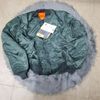  Áo Khoác Alpha Industries MA-1 Xưa Màu Xanh Lính Thập Niên 80s-90s 