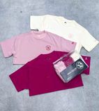  Set 3 Áo New Era Nữ Hồng Kem Đen 