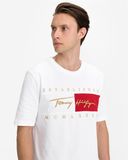  Áo Thun Tommy Hilfiger Relaxed Fit Signature Flag Màu Trắng 