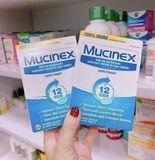  Thuốc Trị Ho Long Đờm Mucinex Mỹ hộp 40 viên 