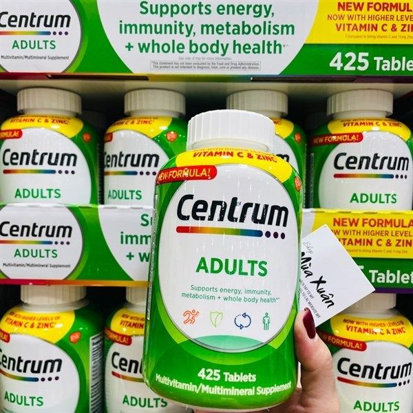  Viên Uống Bổ Sung Vitamin cho Người Lớn Centrum Adults, 425 viên 