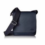  Túi Đeo Lacoste Men's Classic Petit Piqué Flap Bag Màu Xanh Tím Than 