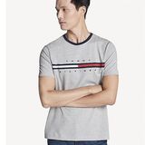  Áo Thun Tommy Hilfiger, Cổ Tròn, Chữ Và Logo Ngang Ngực, Size S 