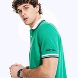  Áo Thun Polo Nautica Mens Classic Fit Solid - màu xanh lá [KR2514] 