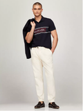  Áo Thun Polo Tommy Hilfiger Chest Stripe Regular Fit Màu Xanh Tím Than 