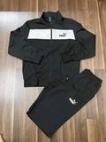  Bộ Nỉ Puma Đen Phối Trắng 