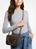  Túi Đeo Chéo Michael Kors Jet Set Zip Chain Crossbody Bag _ Túi Hộp Có Khóa Zip Ngoài 