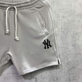  Quần Short New Era MLB Basic Logo New York Yankee Màu Xám Gray [13570091] 