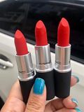  Son MAC Power Kiss 308 Style Shocked - Màu Đỏ Cam 3g 