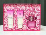  Set Nước Hoa Nữ Versace Bright Crystal Absolu EDP Gift Box 4 Món ((EDP 90ml + EDP 5ml + Shower Gel 100ml + Body Lotion 100ml) 