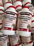  Viên uống Calcium Magnesium Zinc Kirkland 500 viên 
