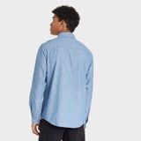  Áo Sơ Mi Denim Calvin Klein, Tay Dài, Màu Xanh Jean 