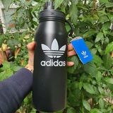  Bình Adidas 1L, Màu Đen Black Logo 3 Lá Chính Hãng 