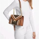  Túi Xách Michael Kors Whitney Medium Flap Chain Shoulder Crossbody Bag SIZE 24cm 
