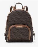  Balo Michael Kors MK Jaycee Medium Zip Backpack Màu Nâu LOGO 