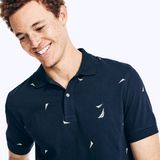  Áo Thun Polo Nautica Mens Classic Fit Printed - màu xanh navy [KR3539] 