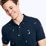  Áo Thun Polo Nautica Mens Classic Fit Printed - màu xanh navy [KR3539] 