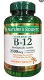  Viên Uống Bổ Sung Vitamin B12 Nature's Bounty 2500MG 300 Viên 
