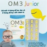  Dầu Cá Omega 3 OM3 Junior Cho Bé Từ 6 Tuổi Hộp 45 Viên 