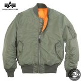  Áo Khoác ALP MA-1 Regular Fit Xanh Lính 