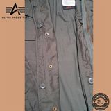  Áo M65 Alpha Industries Màu Xanh Oliu 