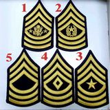  Phù Hiệu Cấp Bậc Army theo cặp 