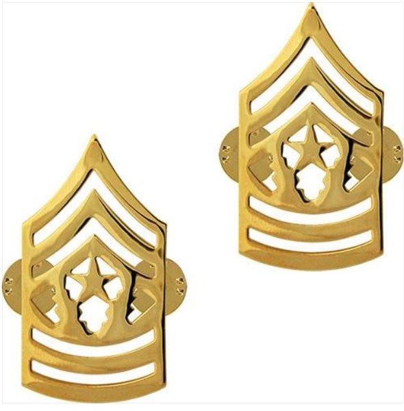  Pins Cấp Bậc Lục Quân- Thượng Sĩ Cố vấn- Vanguard 22K Gold 