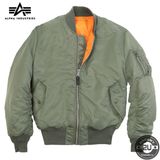  Áo Khoác ALP MA-1 Regular Fit Xanh Lính 