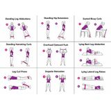 Aolikes- Dây kháng lực, túi 6 dây đủ size , đủ màu(3601) 