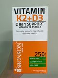  BRONSON VITAMIN K2 + D3 250 VIÊN 