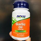  NOW GARLIC OIL 1500MG 100 VIÊN 